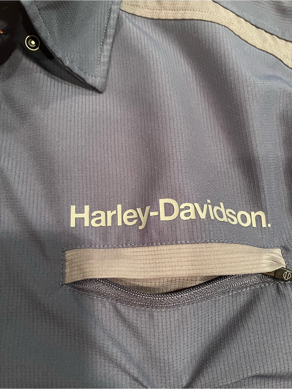 Harley-Davidson Men's Performance Short Sleeve Button Down Shirt M - NWOT - Picture 10 of 13